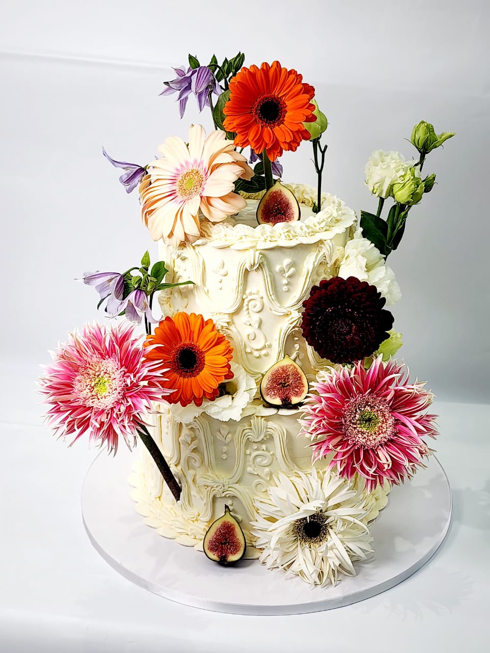 Elegant Flower Cake(3KG)